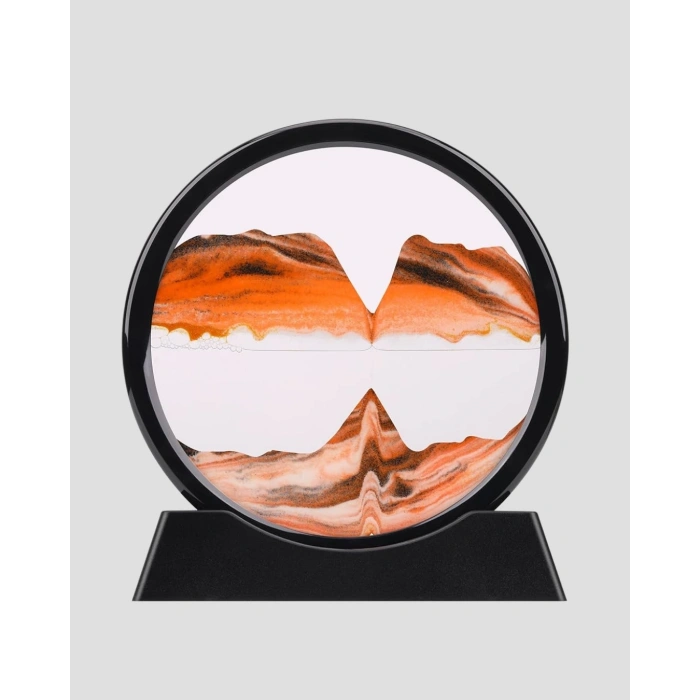 BFS Zarif Cam Kum Saati – Ofis, Ev ve Raf Dekoru için Estetik Tasarım