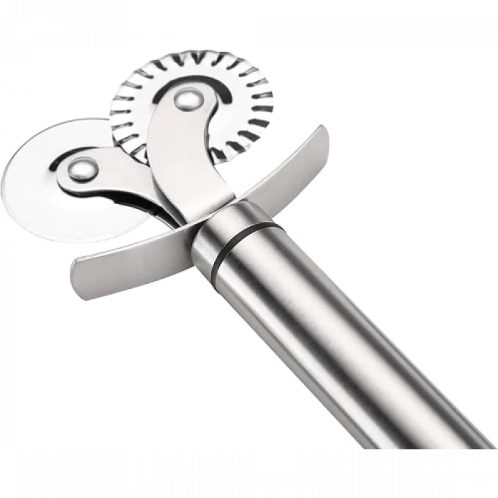 Çift Başlıklı Pizza Hamur Bıçağı