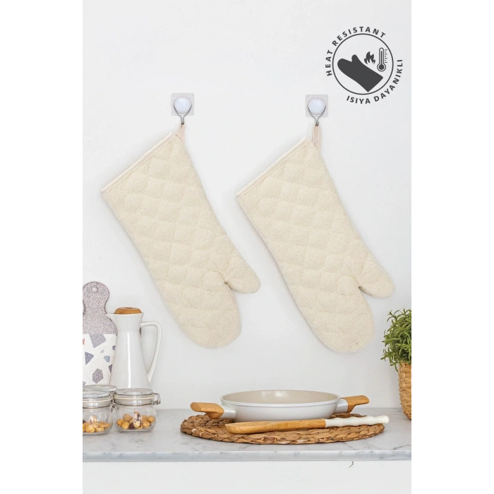 Fırın Eldiveni Isıya Dayanıklı Termo Astarlı Lüx Fırın Eldiveni