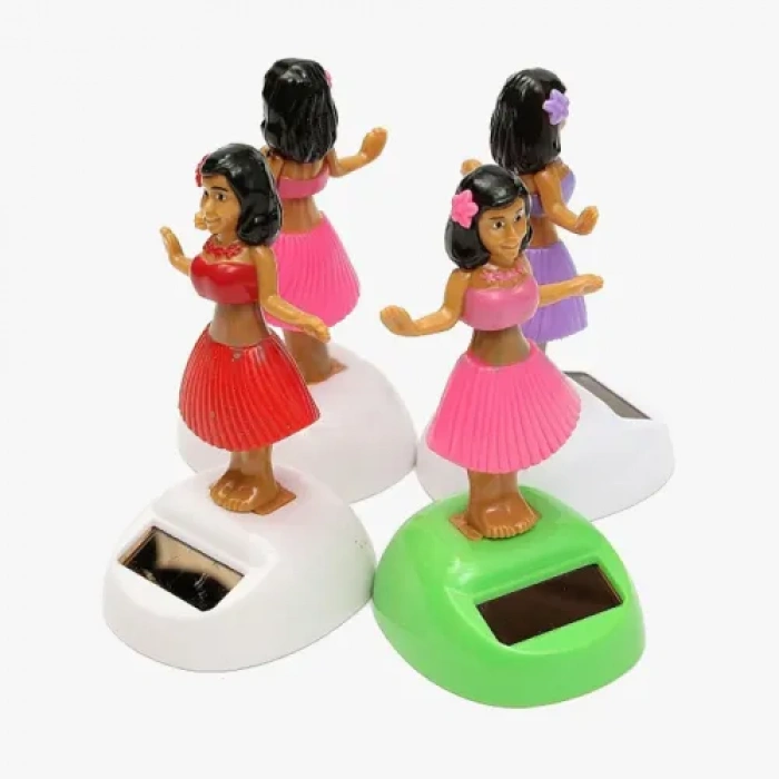 Güneş Enerjili Solar Dans Eden Hula Kızı Figürü