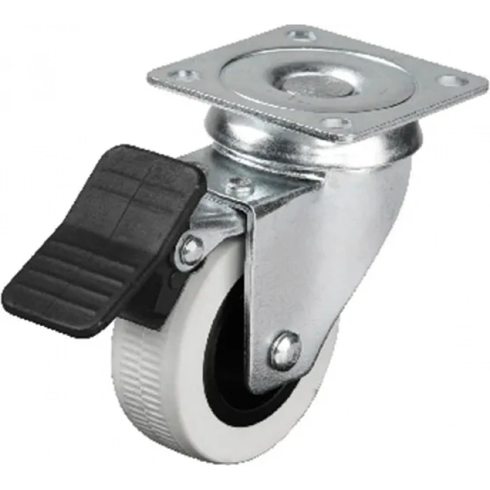 Hts 334 - 50x20 Mm Çift Bilyalı Tablalı Frenli Teker 4 Adet