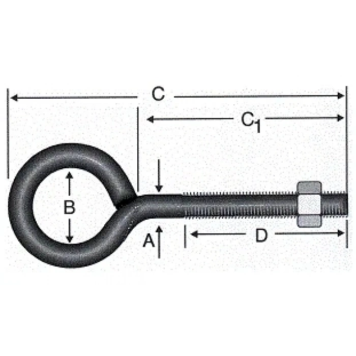 Kaynaklı Civata M8x160 - 50 Adet