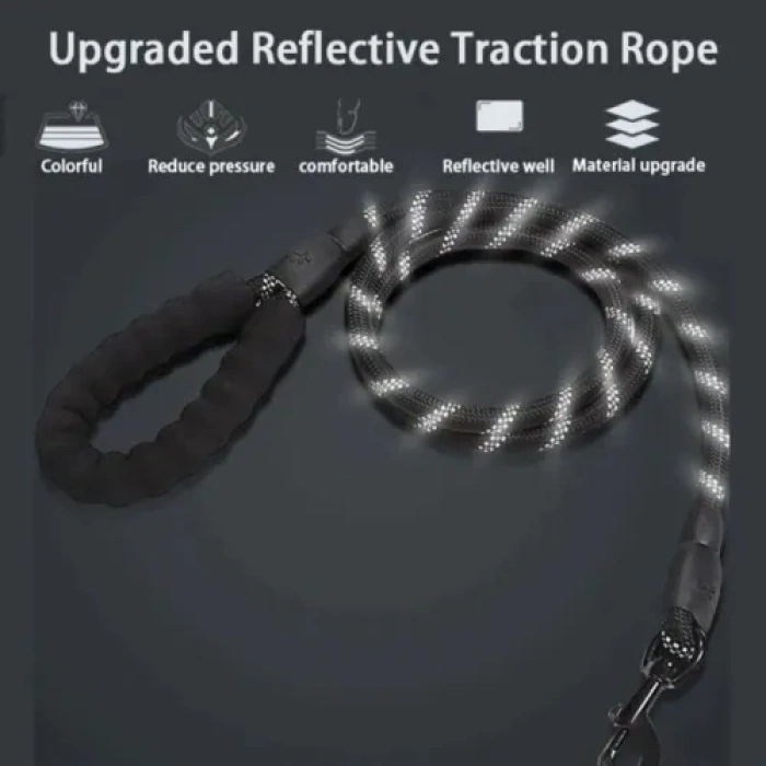 Köpekler İçin Reflektörlü Halat Gezdirme Tasması
