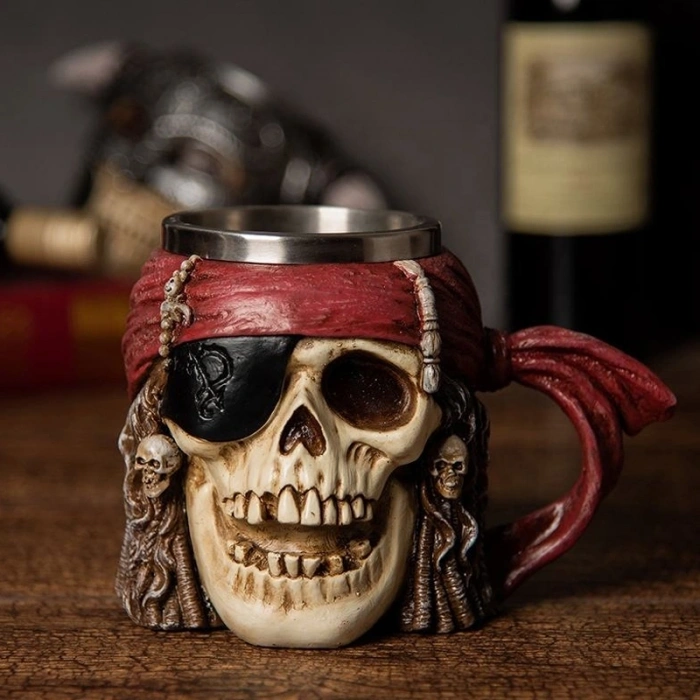 Korsan Çelik Kupa Bardak Kod 220013