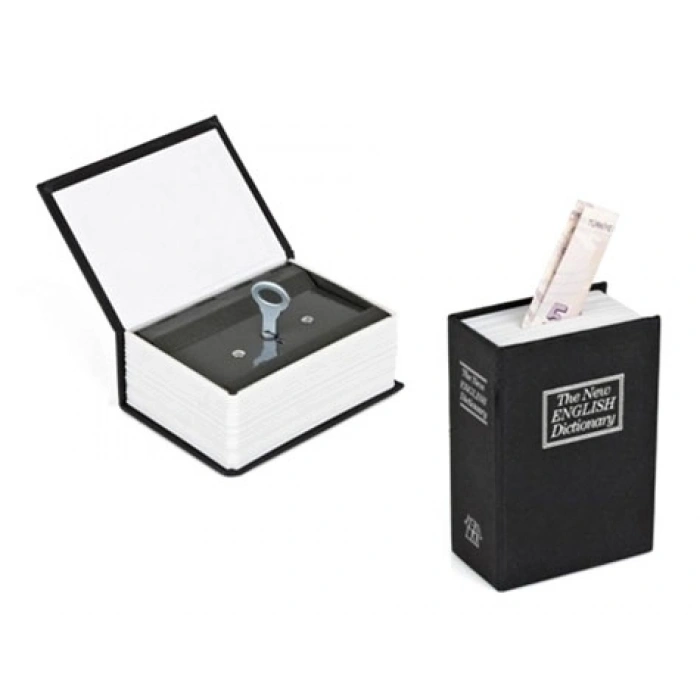 Kumbara Kitap Görünümlü Gizli Kasa Kumbara