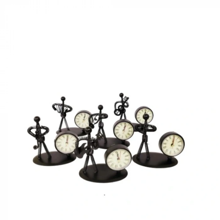 Metal Adam Masaüstü Saat