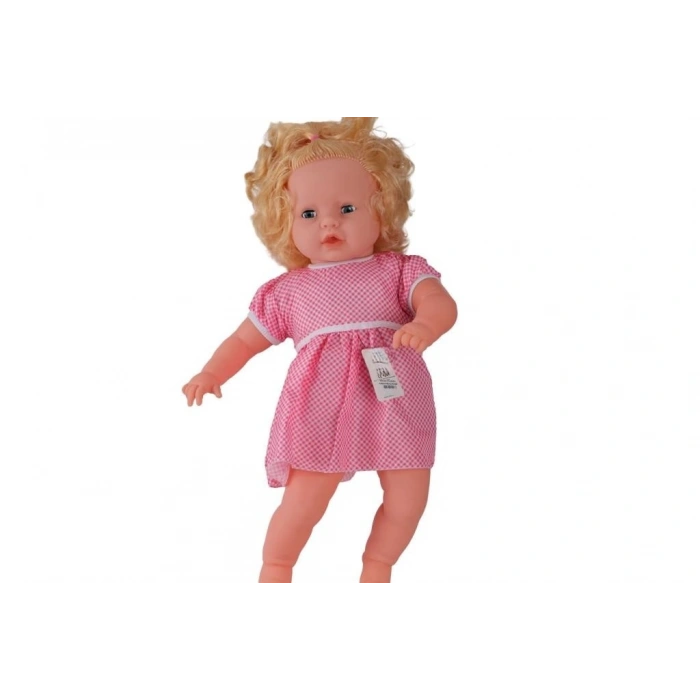 Mey İthalat® 0073 60 CM DOLGU GÖVDELİ SAÇLI BÜYÜK BEBEK