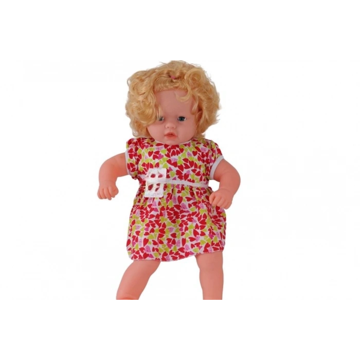 Mey İthalat® 0073 60 CM DOLGU GÖVDELİ SAÇLI BÜYÜK BEBEK