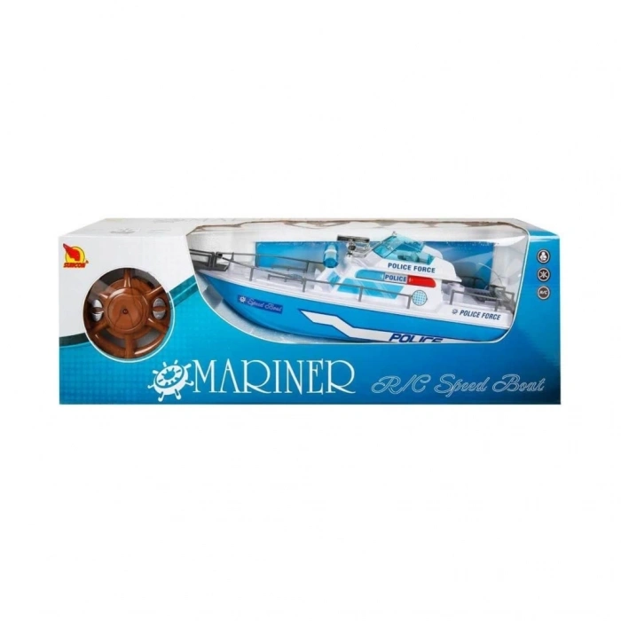 Mey İthalat® 02140 Uzaktan Kumandalı Tekne Polis/İtfaiye  45 cm