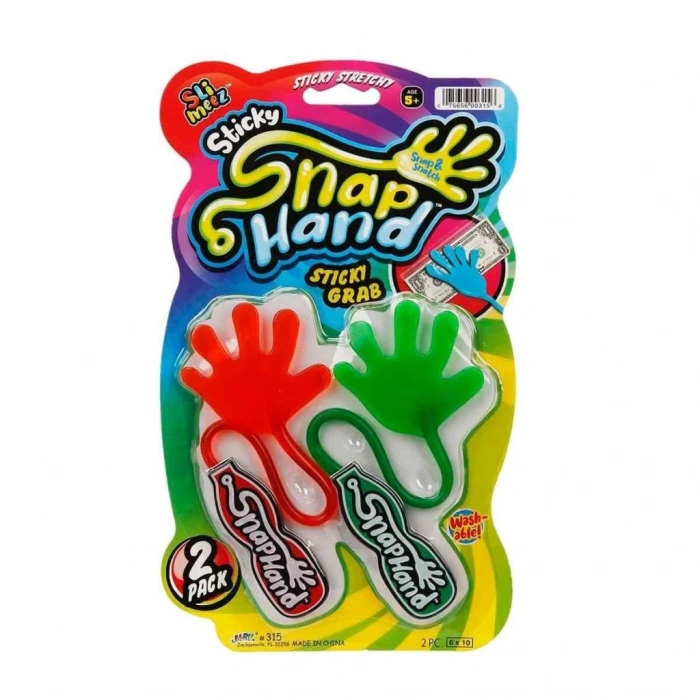Mey İthalat® Snap Hand 0315 SUN-JRU-2 Asortili 2li Yapışkan El -