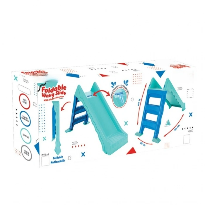 Mey İthalat® 06 233 KATLANABİLİR DALGALI SU KAYDIRAĞI TURUNCU