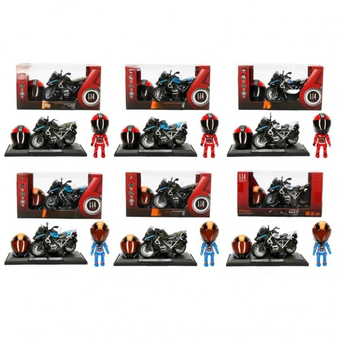Mey İthalat® 1:14 Sesli ve Işıklı Çek Bırak Motosiklet