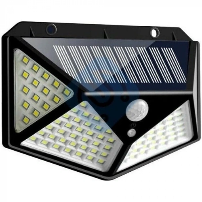 Mey İthalat® 100 Led Dış Mekan Solar Aydınlatma Fotoselli Solar Lamba