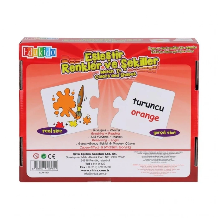 Mey İthalat® 1001-CS Eşleştir Renkler ve Şekiller