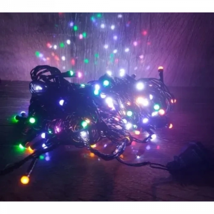 Mey İthalat® 10m 100 Led Damla Uçlu Gün Işığı Siyah Kablo