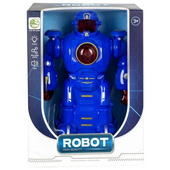 Mey İthalat® 1102B PİLLİ MÜZİKLİ IŞIKLI FULL ROBOT -TYC