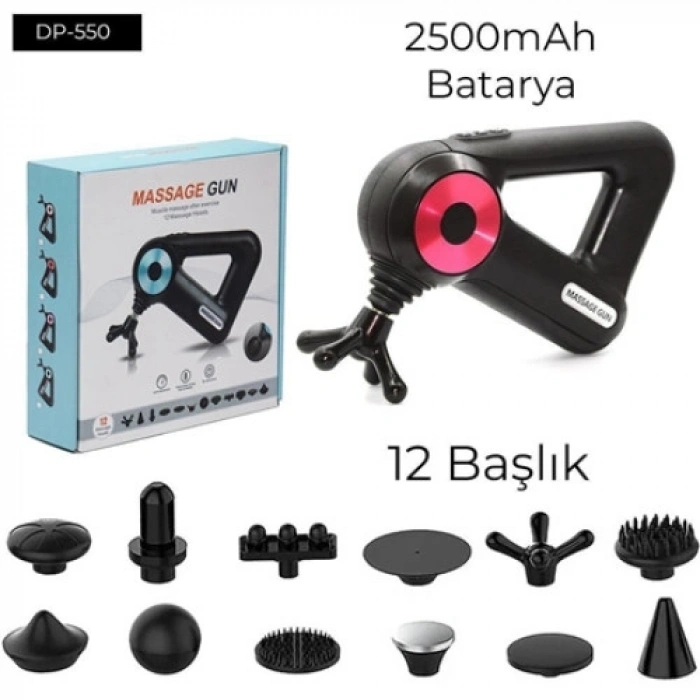 Mey İthalat® 12 BAŞLIKLI MASAJ ALETİ