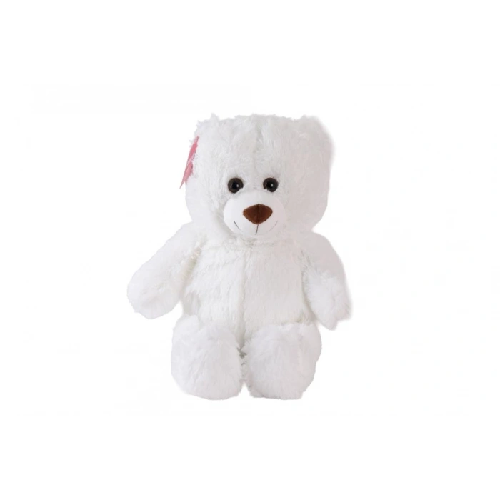 Mey İthalat® 1216B PUFFY SALAŞ AYI 45 CM BEYAZ