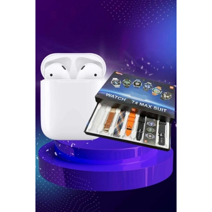 Mey İthalat® 2025 Model Akıllı Saat ve 2.Nesil TWS Bluetooth Kulaklık Yüksek Ses Kaliteli Yeni Nesil
