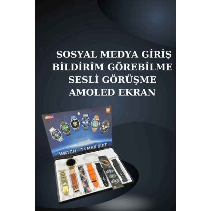 Mey İthalat® 2025 Model Akıllı Saat ve Yeni Nesil Pro Bluetooth Kulaklık ANC Özelliği