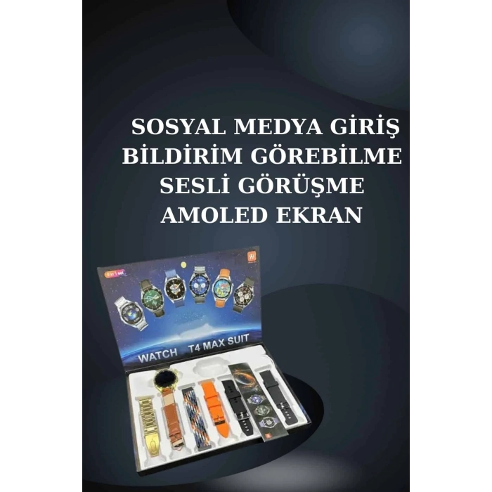 Mey İthalat® 2025 Model Akıllı Saat ve Yeni Nesil Pro Bluetooth Kulaklık ANC Özelliği