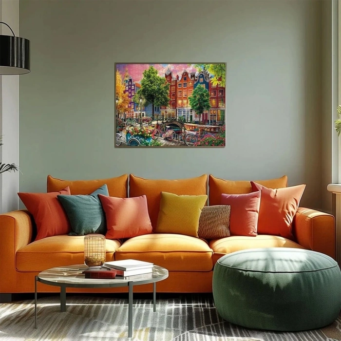 Mey İthalat® 20793 PUZZLE 1000 BEAUTİFUL SUNSET İN AMSTERDAM