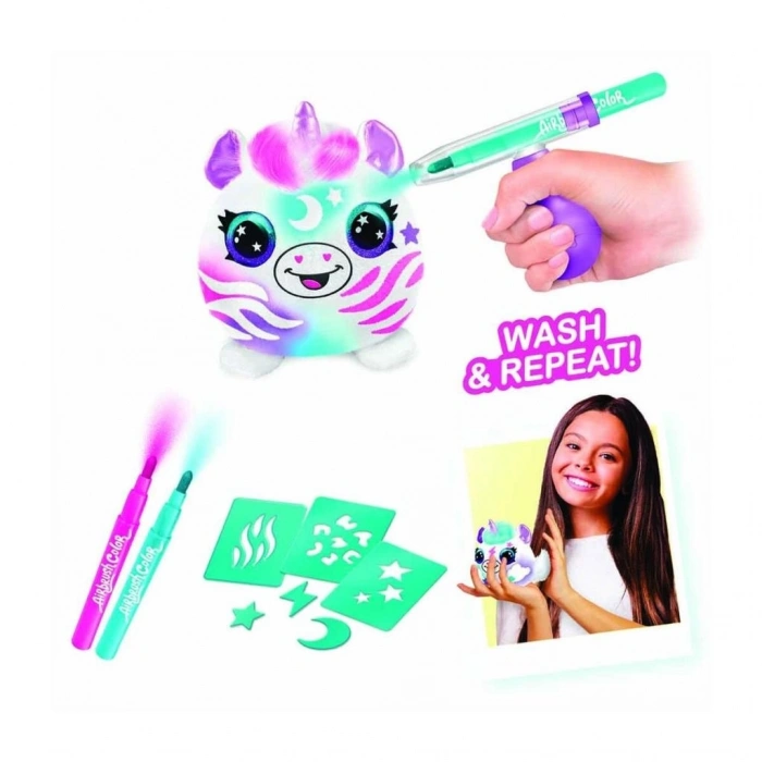 Mey İthalat® 28796 SUN-CNL-HOBİ SET AIRBRUSH PLUSH MY STERY MINI PLUSH