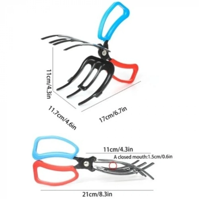 Mey İthalat® 3 Pençeli 11 cm Balık Sabitleyici Maşa