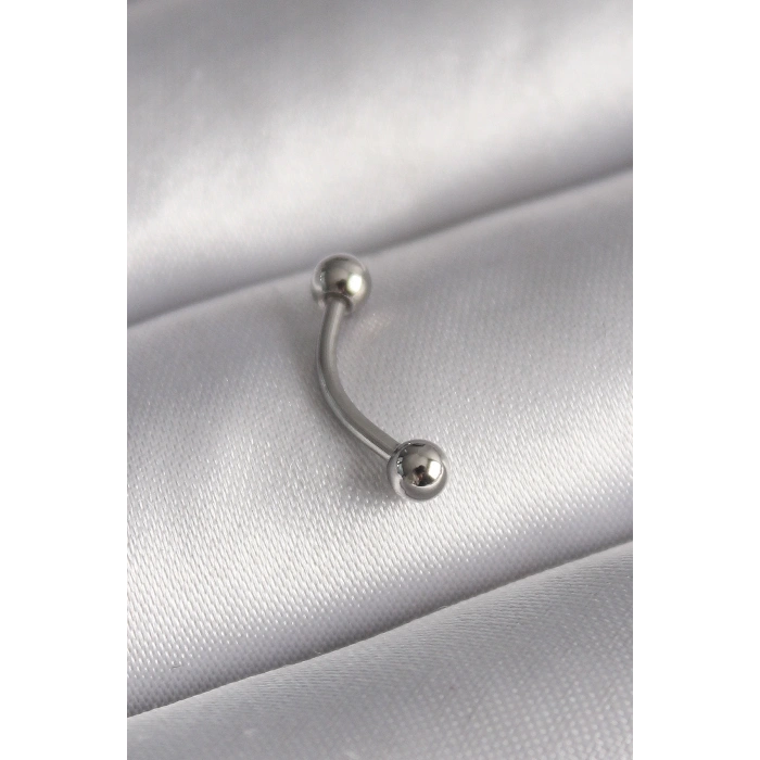 Mey İthalat® 316L Çelik Gümüş Renk Topçuk Model Piercing