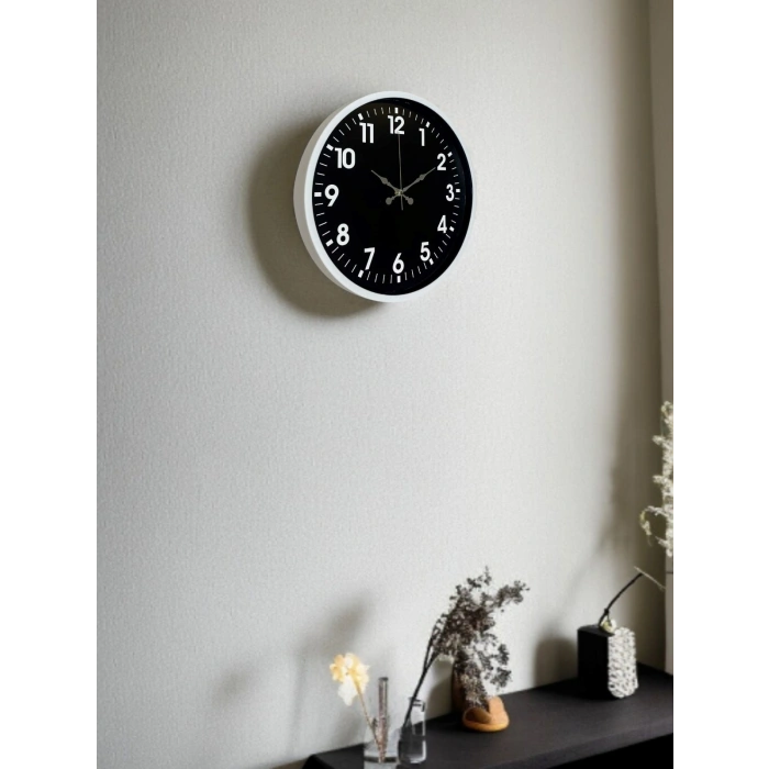 Mey İthalat® 36 Cm Beyaz Dekoratif Duvar Saati