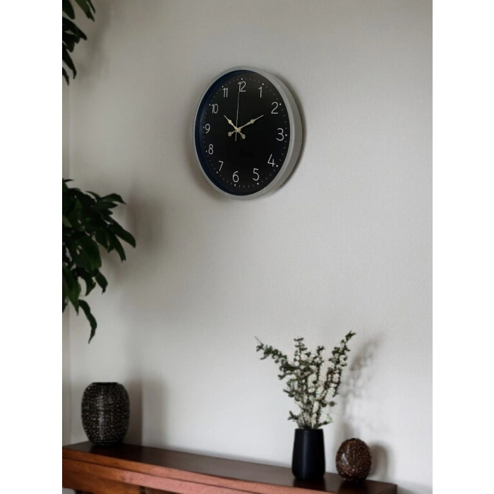 Mey İthalat® 36 Cm Sade Dekoratif Duvar Saati
