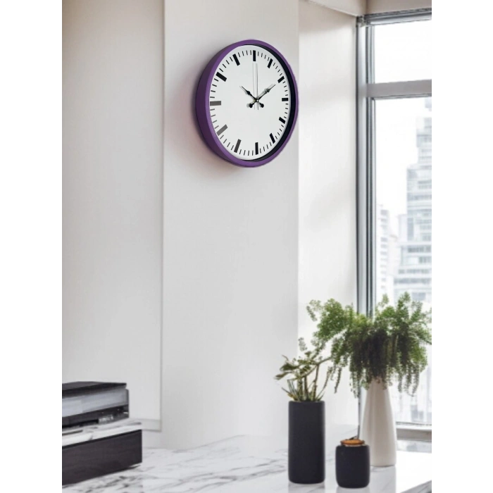 Mey İthalat® 36 Cm Sade Standart Duvar Saati