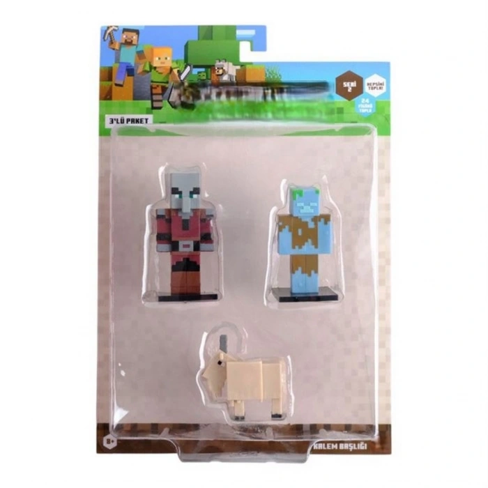 Mey İthalat® 3D Toppeez 3lü Figür Seti Seri 2