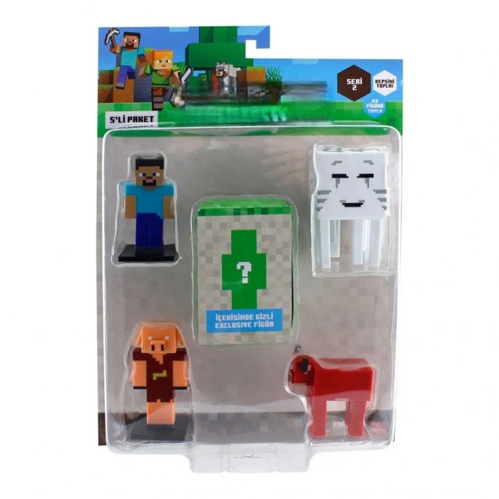 Mey İthalat® 3D Toppeez 5li Figür Seti