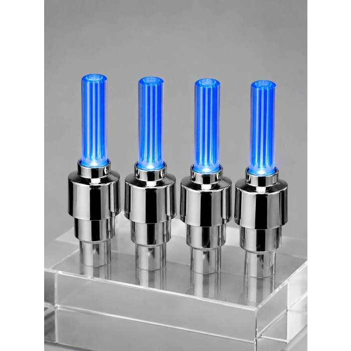 Mey İthalat® 4 Adet LED Lastik Sibop Işığı Otomobil İçin Hareket Sensörlü