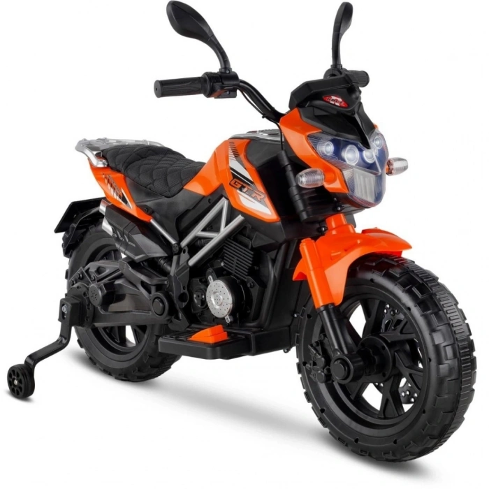 Mey İthalat® 447 Motocross Akülü Motorsiklet 12V Turuncu