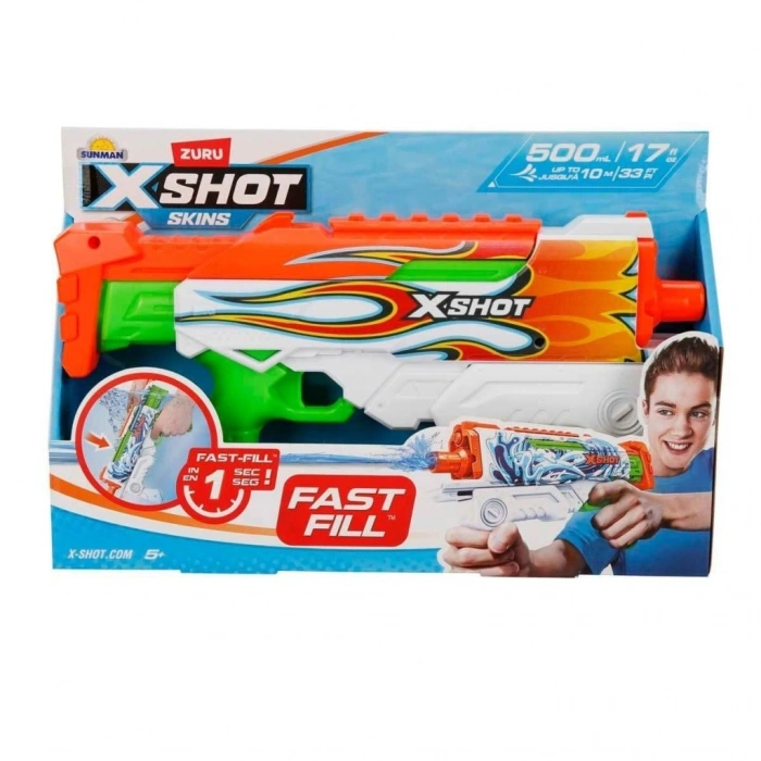 Mey İthalat®  4583 X-Shot Skins Hyperload Fast Fill Su Tabancası 34 cm