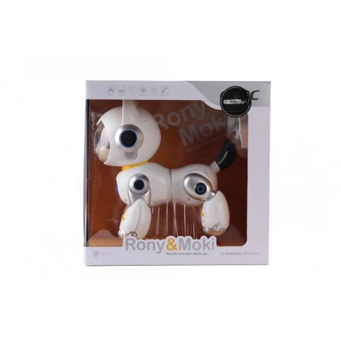 Mey İthalat® 4D-Y14 UZAKTAN KUMANDALI SEVİMLİ KEDİ KÖPEK ROBOT