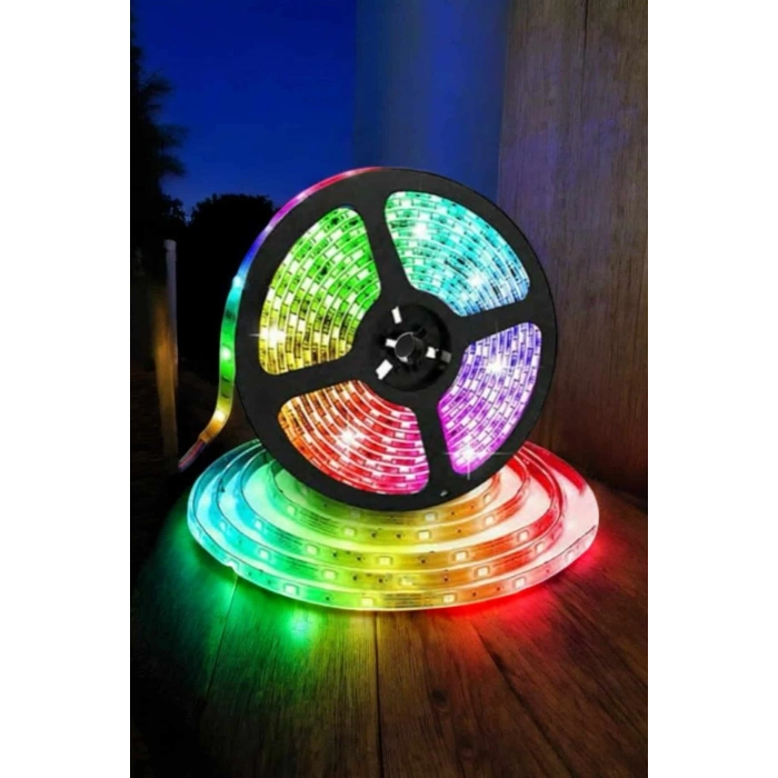 Mey İthalat® 5M RGB Işıklı Her Ortama Uygun Led Işık