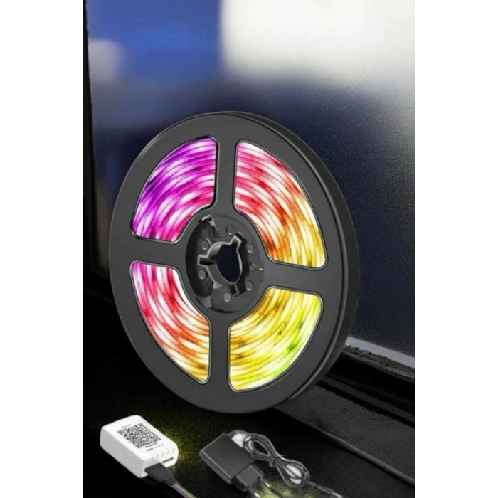 Mey İthalat® 5M RGB Işıklı Her Ortama Uygun Led Işık