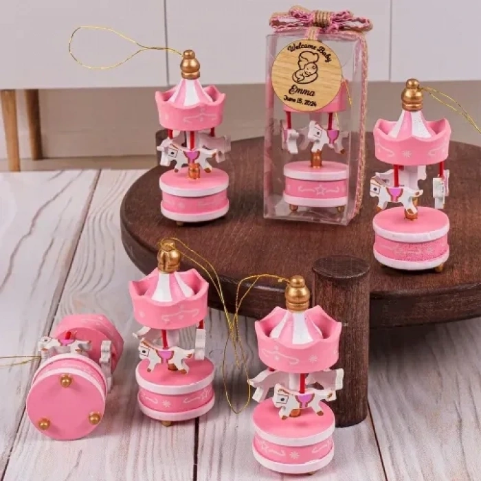 Mey İthalat® 6lı Ufak Atlı Karınca Açık Pembe