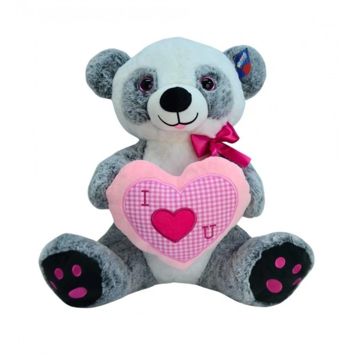 Mey İthalat® 62909 30 CM KALP TUTAN PANDA -HLY