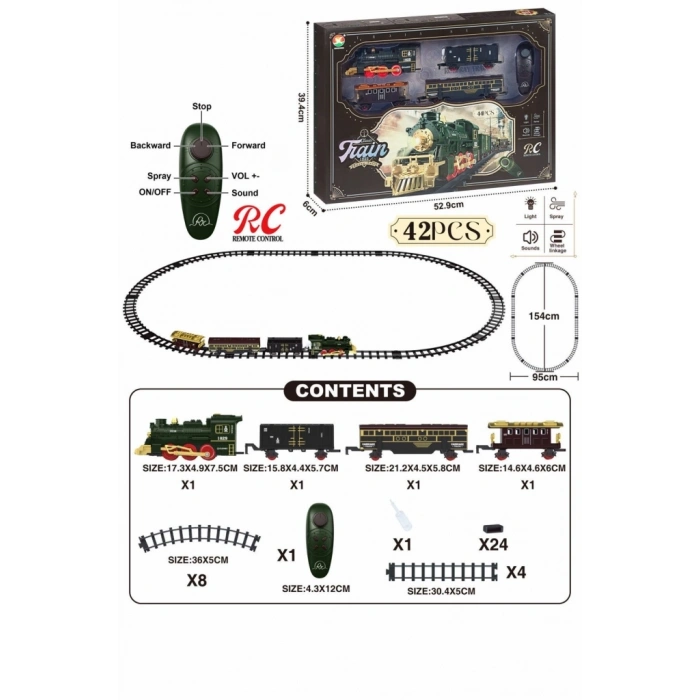 Mey İthalat® 699-139A UZAKTAN KUMANDALI TREN