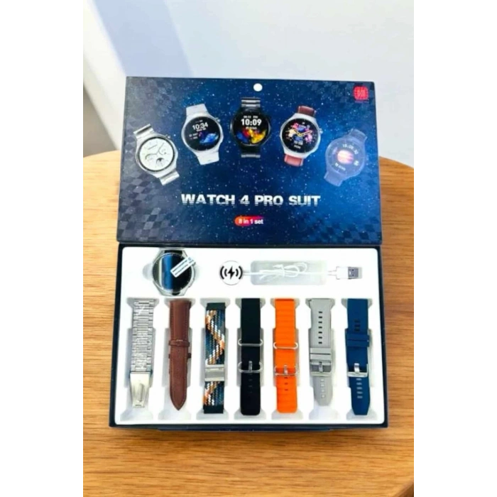 Mey İthalat® Akıllı Saat 7 Kordonlu Yeni Nesil Arama Cevaplayan Çok Fonksiyonlu