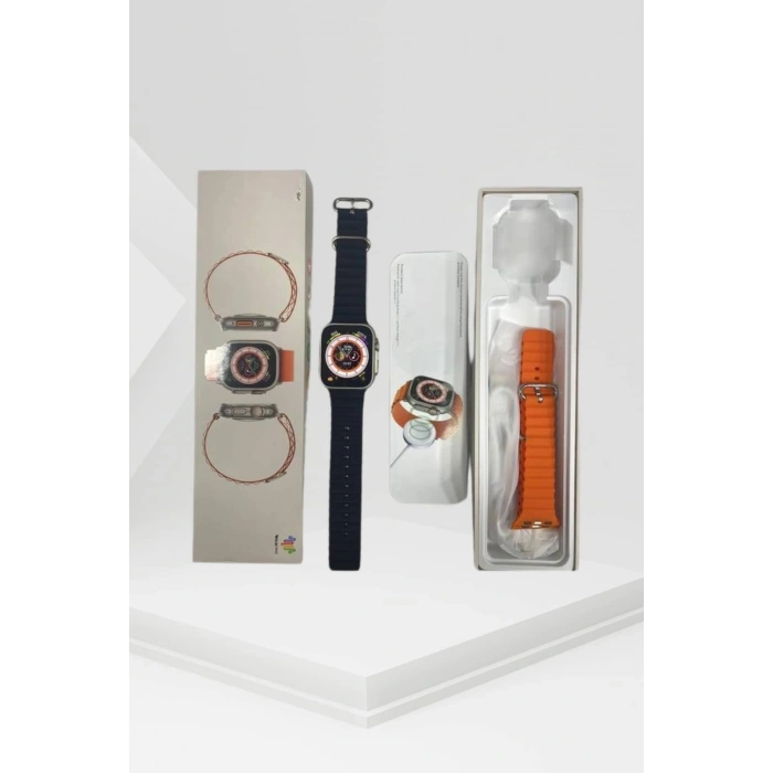 Mey İthalat® Akıllı Saat Android ve İOS Uyumlu 49 MM NFC Özelliği GPS Takibi