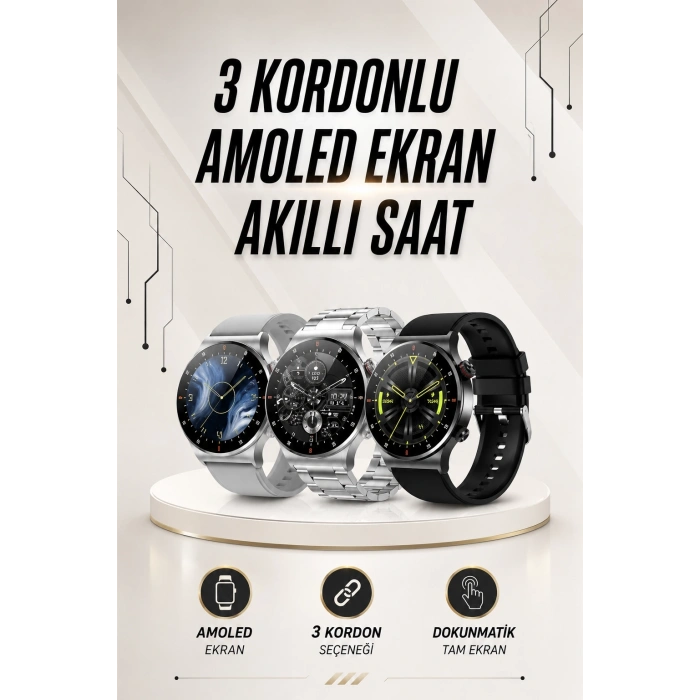 Mey İthalat® Akıllı Saat Arama Cevaplama Müzik Dinleme GPS Takibi