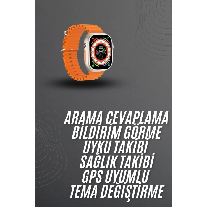 Mey İthalat® Akıllı Saat Arama Cevaplayan Bildirim Görme Yeni Nesil Bluetooth Bağlantılı