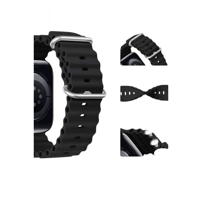 Mey İthalat® Akıllı Saat Bluetooth Bağlantılı Adımsayar Alarm ve Hatırlatıcı Çağrı Cevaplama