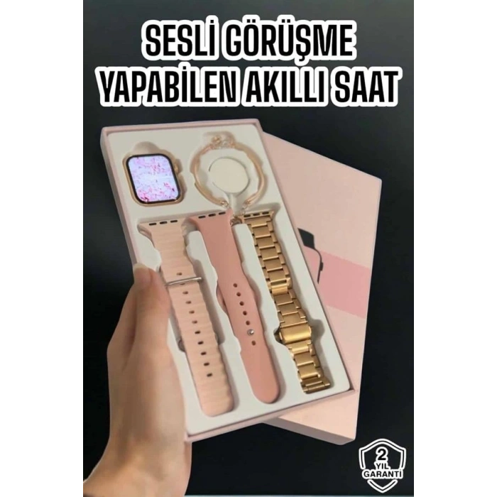 Mey İthalat® Akıllı Saat Bluetooth Bağlantılı Aksesuar Hediyeli GPS Takibi