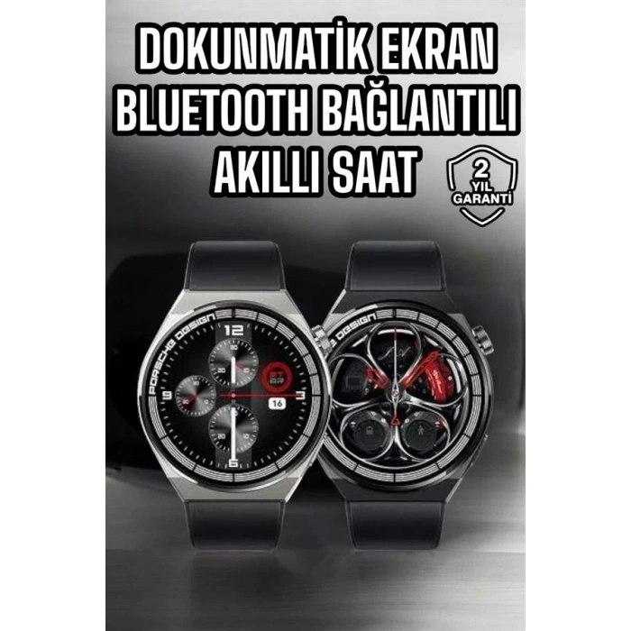 Mey İthalat® Akıllı Saat Dokunmatik Ekran Sesli Görüşme ve Bildirim Görme Sağlık Takibi